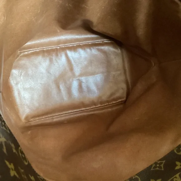 Vintage Louis Vuitton Revamped Shopping SacTote Handbag Turquoise Braided Straps - Picture 8 of 16